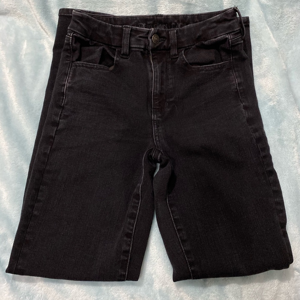 American Eagle Curvy Super Hi-rise Jegging Black